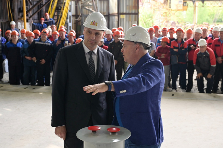 На НСМЗ состоялся торжественный запуск нового оборудования